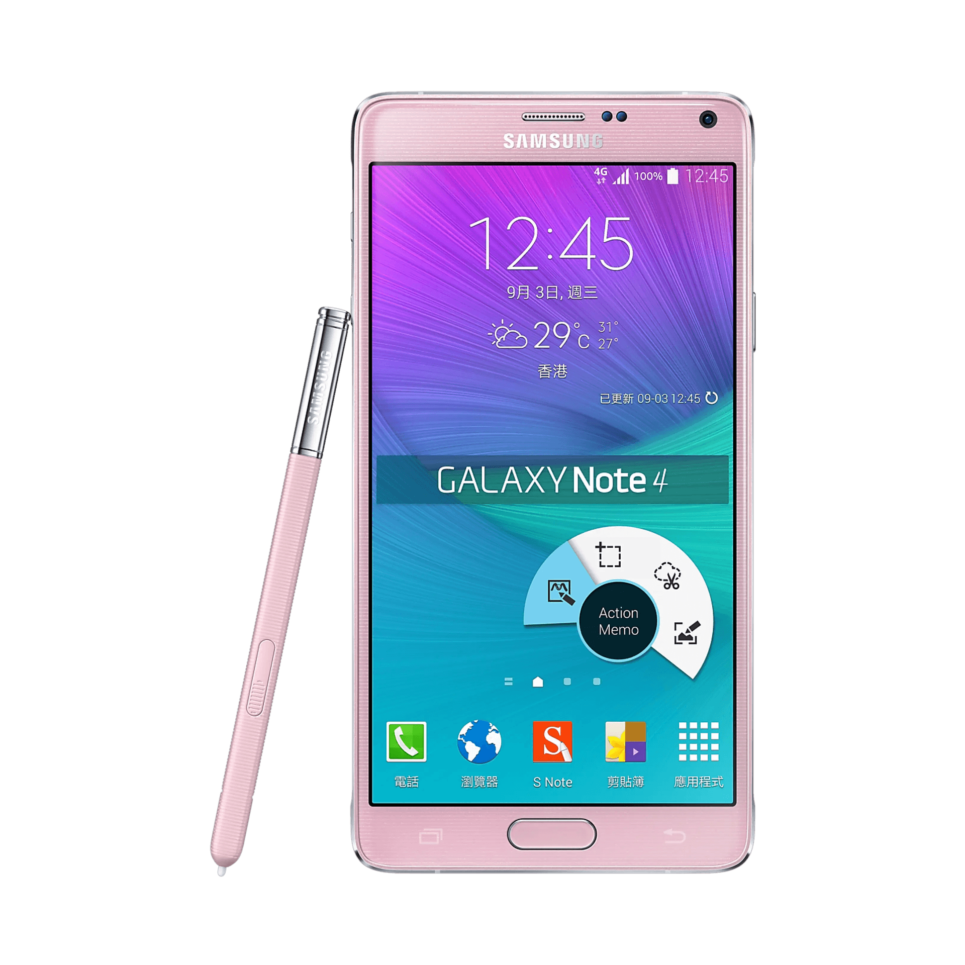 Samsung Galaxy Note 4 - 64 GB - Pembe